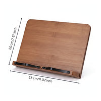 Book Rack with Retaining Lip Multifunctional Desktop Book Stand Hard-Wearing Holder for Readers, Desk, Learning