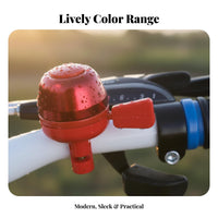 Easy to Install Cycle Bell Long-Lasting Aluminum Alloy Bike Bell Compact Design for Commuters, Kids, City Commuting, Street Riding