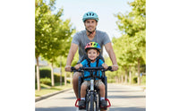 Bike Child Seat Armrest Secure Child Bike Seat Grip Bar Handlebar Universal Accessory Ergonomic for Toddlers, Family Rides