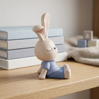 Endearing Phone Stand with Bunny Figure Cute Bunny Phone Stand Decorative Ornament Handsunrestricted for Teens, Office