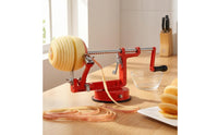 Crank Handle Countertop Apple Peeling Tool Suction Base Manual Apple Peeling Tool Metal Kitchen Tool Glossy Finish