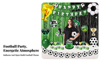 GOAL Foil Balloons Soccer Theme Party Supplies Versatile Decor Football Birthday Decoration Set Easy to Assemble for Parents, Sports Events