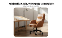 Modern design Highrear Managerial Chair 360-Degree rotate Office Furniture Thickly Padded pad Workplace Seating Ergonomic Design for Managerials, Remote Workers, Students, Workstation, Study Room