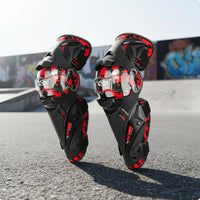 2 Pieces Motorcycle Knee Pads Impact Resistant Leg Protector Hard Riding Protection for Men, Women