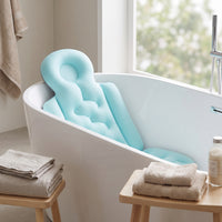 Full Body Bath Pillow Supportive Bathtub Cushion with Headrest Bath Pillow with Headrest One-Piece Contoured for Adults