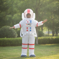 Inflatable Astronaut Costume Funny Inflatable Astronaut Suit Eye-Catching Character Suit for Adults, Parties