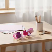 100 Pieces Paper Chain Kit DIY Paper Chain Strips Garland Strips with Glue Stick Pre-Cut Craft Supply Colorful for Children