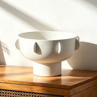 Modern Minimalist Geometric Tray with High-Leg Planter, Decorative