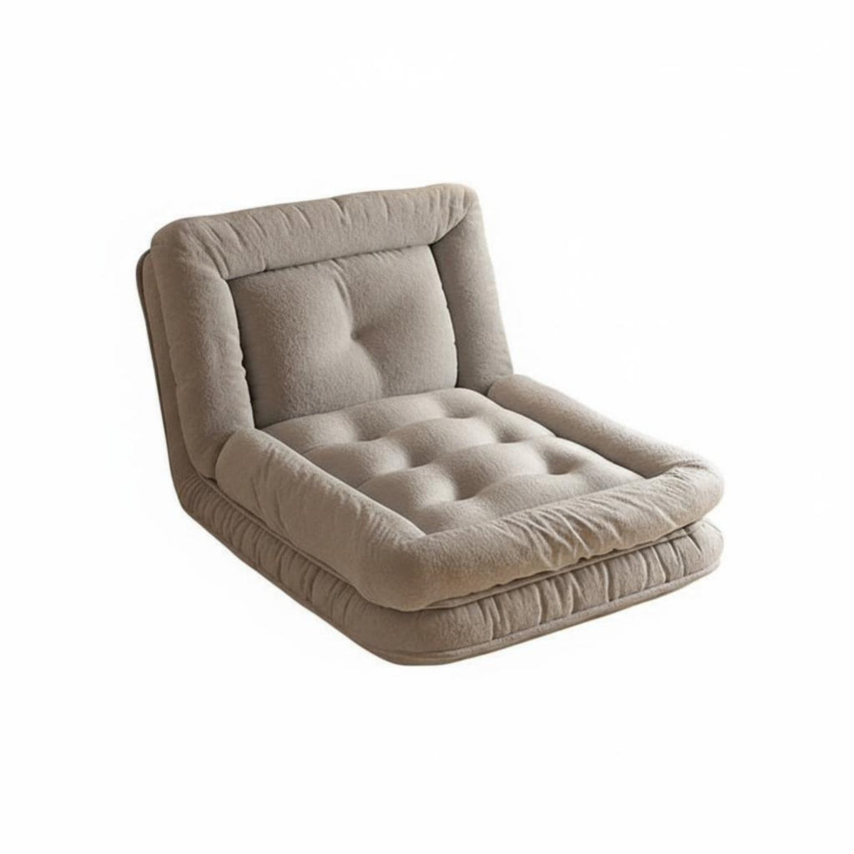 Japanese Design Adjustable Backrest Lounger Space-Saving Human-Sized Dog Bed Convertible Design Lazy Sofa Soft and Soft for Students, Young Adults, Renters, Balcony, Bedroom, Living Room