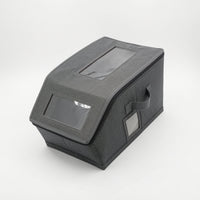 Stackable Hat Storage Box Space-Saving Hat Storage Box with Zipper Transparent Sturdy for Closet