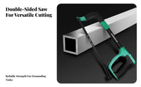 Wood Cutting Saw Compact Design Manual Hacksaw Sturdy Hacksaw for DIY Enthusiasts, Woodworkers, Home Repair, Household Repairs, Crafting