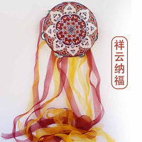 敦煌飞天铃鼓新疆舞考级道具手鼓儿童6寸7寸8寸成人舞台演出乐器