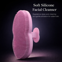 Face Scrubber Manual Facial Cleansing Brush, Pore Cleaning for Women, Waterproof Non Electric Makeup Removal, Unisex