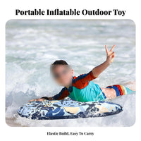 Inflatable Kids Inflatable Wave-Riding Board Long-Lasting Thickened PVC Inflatable Wave-Riding Board with Handles