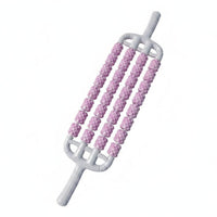 Bendable Design Flexible Muscle Roller Stick Full Body Use 5 Row Massage Roller Comfortable Grip Fitness Accessory for Athletes