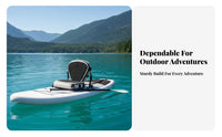 Inflatable Rearrest Pad Adjustable Paddleboard Seat Detachable Kayak Chair for Paddleboarders, Outsidedoor Aficionados, Paddleboards, Kayaking, Kayaks