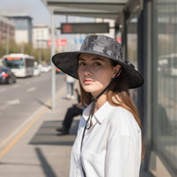 Breathable Solar Fan Hat Mesh Hat with Solar Fan Sun Protection Cap Portable for Fishing