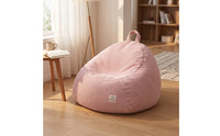 Floor Cushion Cover Cover Corduroy Floor Cushion Cover Chair Cover with Handle Unfilled Lounge Seat for Adults, Teens, Living Room, Bedroom