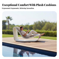Waterresistant Round Sectional Sofa sunlight resistant Outdoor Furniture weather-resistant Patio Lounge Set sectional Design for Villa Residents, Hotel Managers, Terrace, Courtyard, waterfront, Backyard