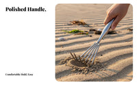 Seafood Digging Rake Tines Crustacean Digging Tool Clamming Rake High Hardness Hand Clamming Tool Versatile
