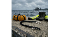 High-Visibility Floating Collar with Leash Padded Rescue Collar for Lifeguards, First Responders, Poolside