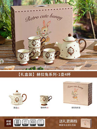 女生生日礼物送闺蜜茶壶套装客厅待客陶瓷水杯家用乔迁新居教师节