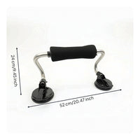 Boat Grab Handle Loading Aid Padded Suction Cup Bracket Portable for Boaters, Kayaks, Canoes