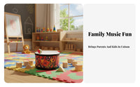 Orff-inspired approach Inspired children's Gathering Drum Promotes Group Collaboration Large Commtogetherness Drum Includes 2 Mallets Percussion Instrument for Preschoolers, Music Educators, Kindergartens, Classrooms, Classroom, Playrooms