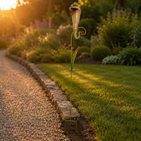 Carnivorous Plant Stake Fiberglass Carnivorous Flower Sculpture Painted
