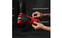 Padded Open-Finger Glove Secure Glove with Wrist Wrap Adjustable Training Gloves Breathable for Boxers