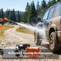 12V Car Washer Kit Portable High Pressure Cleaning Pump Kit Multi-Purpose