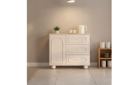 Storage Cabinet with Drawers Modern Cabinet with Drawers Sleek Drawer Chest for Living Room, Kitchen