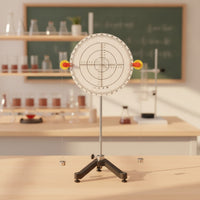 Two-Force Balance Apparatus Instructional Mechanics Experimental Device Handsregarding Equilibrium Dial with Pulleys for Physics Class