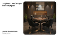 Upholstered Leisure Seat Light Luxury Design & Aesthetic Upholstered Armchair with Splayed Legs Comfortable