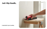 Easy to Use Sandpaper Holder Labor-Saving Self Sanding Block Long-Lasting for Homeowners, Home Improvement, Paint Finishing, Woodworking