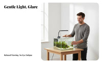 Full Range Fish Tank Light Color Boosting LED Attachable Aquarium Light Dimmable Brightness Mini Fish Tank Lamp for Aquascapers