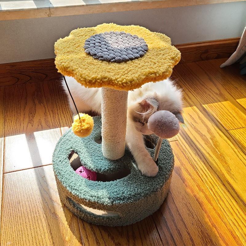 猫爬架猫爬架小型猫咪猫窝猫抓板猫树一体猫架子猫抓柱幼猫玩具宠