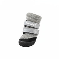 4 Pieces Rubber Sole Dog Boots Soft Pet Accessory for Rainy Days, Small Dogs