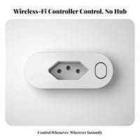 Wirelessreless Fi Smart Plug Energy Brazilian Smart Socket App Controlled Outlet Schedule Function Distant Control Outlet