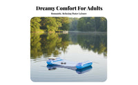 Foldable Butterfly Glitter Pool Raft Thickened PVC Inflatable Pool Lounge Leak-Proof for Teenagers, Seniors, Beach, Ocean, Vacation