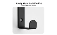 Board Wall Mount Space Saving Board Wall Hanger Surfboard Storage Bracket Versatile Usage Metal Semi-Circular D Hook for Home