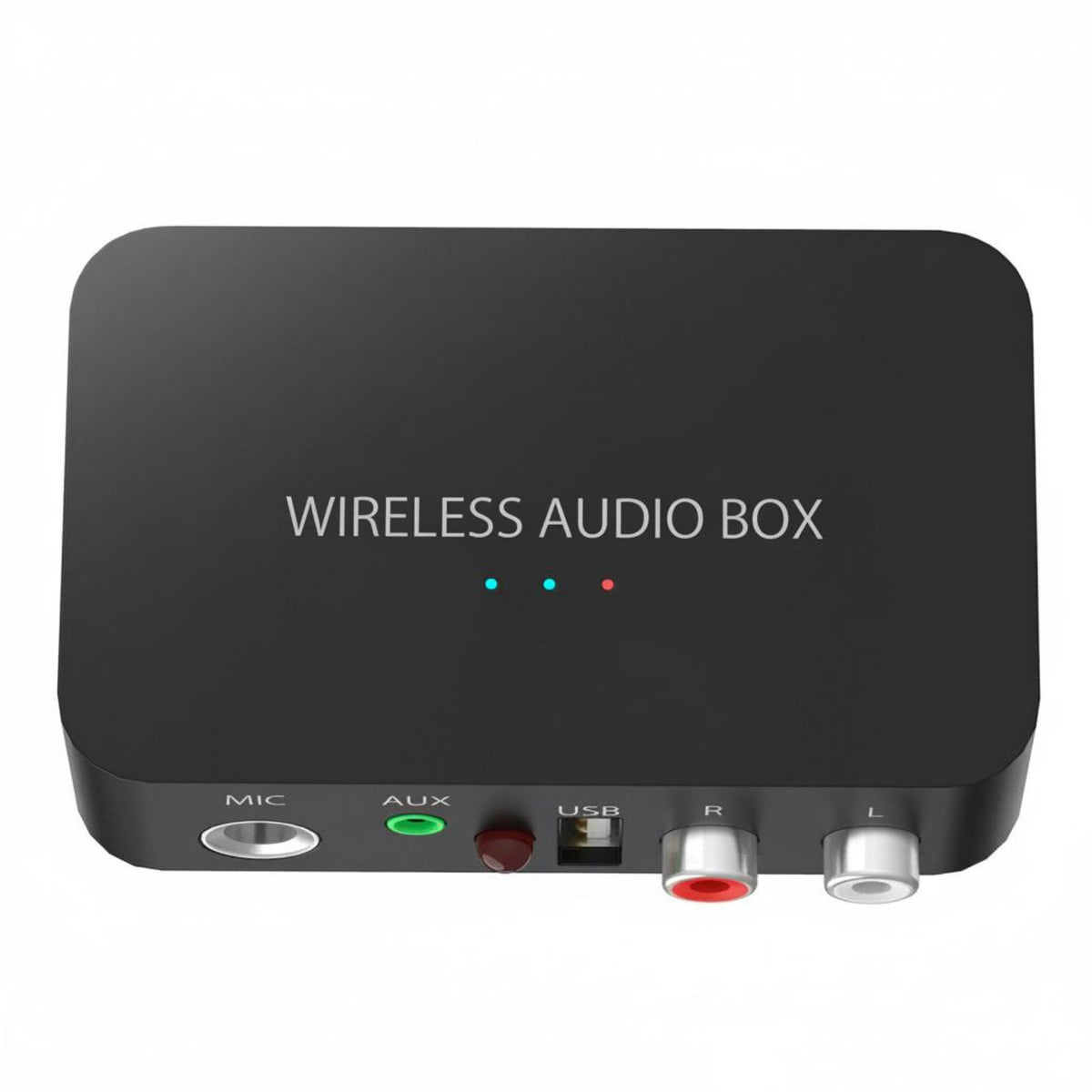 Mic Input Wireless Audio Receiver Low Latency Bluetooth Audio Receiver Automatic Reconnection Stereo Sound Converter Long Range for Karaoke