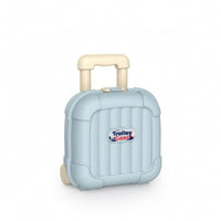 Storage Case with Wheels Hard-Shell Rolling Storage Box Toy Trunk with Wheels Portable Rolling Trunk Extendable for Children