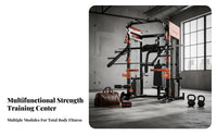 Complete Home Gym Station Commercial Grade Complete Home Fitness Setup Heavy Duty Multi-Station Workout Machine for Fitness Enthusiasts, Bodybuilders