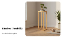 Chinese Design Flower Stand Sturdy Wood Wooden Plant Stand Chinese Design Display Base Stable Frame Home Decor Long-Lasting