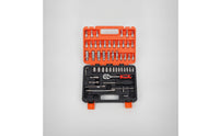 53 Pieces Socket Wrench Tool Kit Automotive Socket Set with Ratchets Mechanical Mechanics Tool Set for Home Mechanics, Garage, Roadside