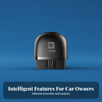 Real-Time Data Bluetooth OBD2 Scanner Plug and Play OBD2 Scanner Easy to Use Engine Fault Code Reader No Battery Needed for DIY Mechanics, Auto Enthusiasts, Beginners, Home Garage, Roadside Emergencies, Driveway