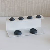 Hair Styling Tool Attachment Stand Two-Tier Hair Styling Tool Storage Stand Slanted Shelf Attachment Rack