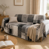 Nordic Chenille Sofa Cover Throw Blanket for Single, Double, and Triple Seaters