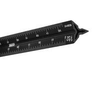 Triangular Scale Ruler Metal Alloy Model Drafting Ruler Lightweight Stationery